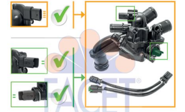 Peugeot 207 (2006-2012) 1.4 16V ve 1.6 16V Benzinli Termostat (Facet)