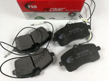 PEUGEOT 407 (2004-2011) 1.6 HDI ÖN FREN BALATA TAKIMI (RECOVER)