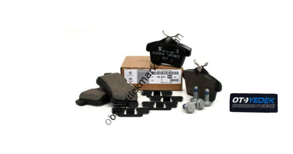 PEUGEOT 5008 (2008-2015) ARKA FREN BALATASI (ORİJİNAL)