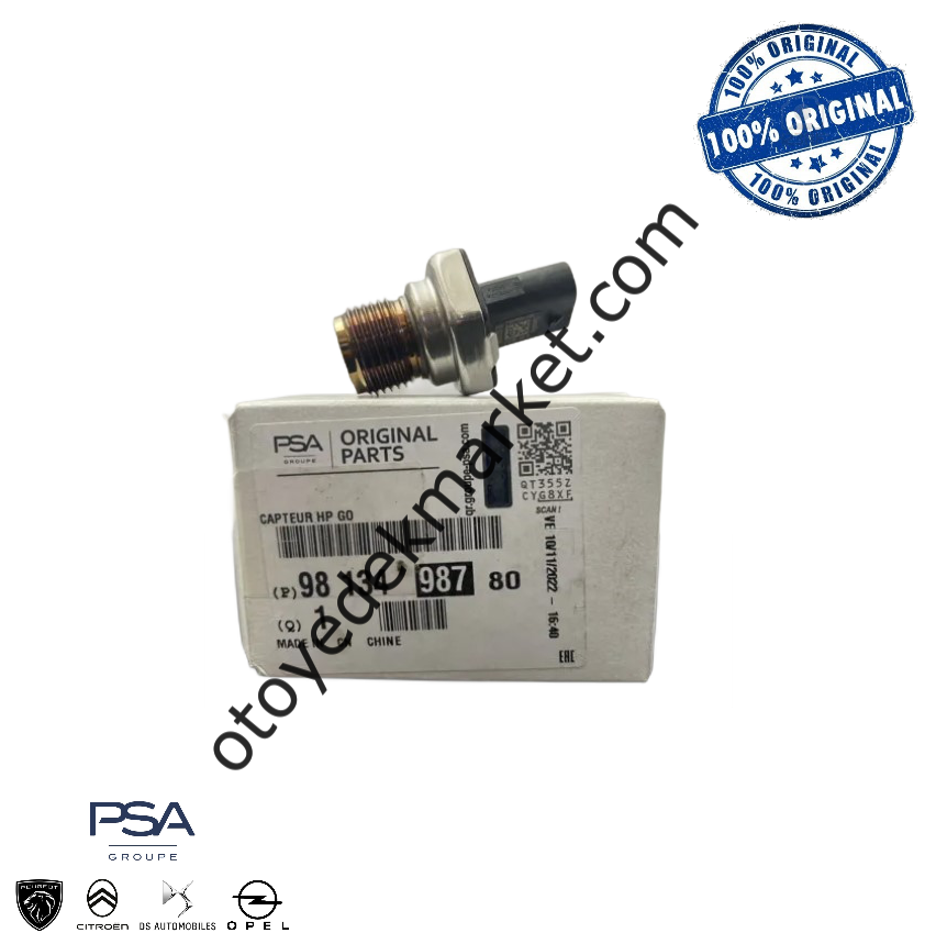 Peugeot 5008 (2019-2023) 1.5 Dizel Mazot Basınç Sensörü (Orijinal)