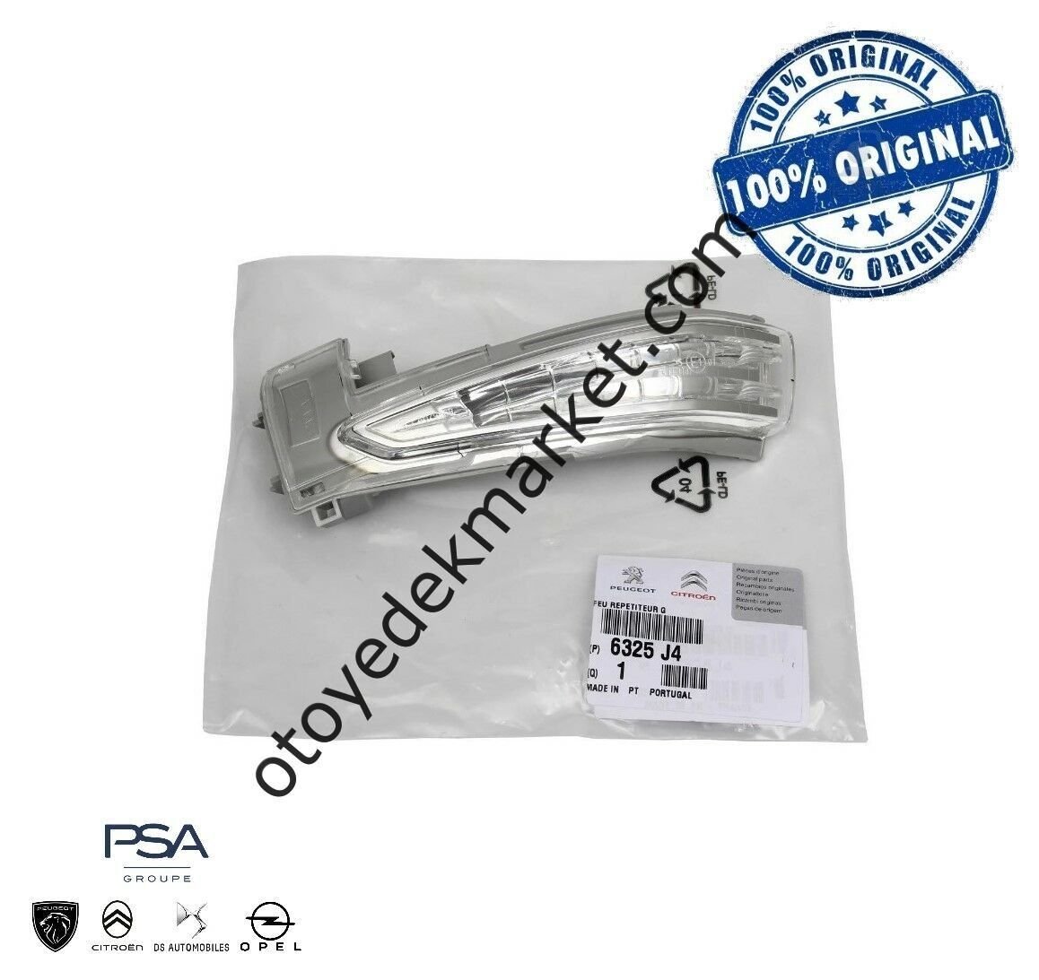 Citroen DS5 (2011-2017) Sol Dikiz Ayna Sinyali (Orijinal)