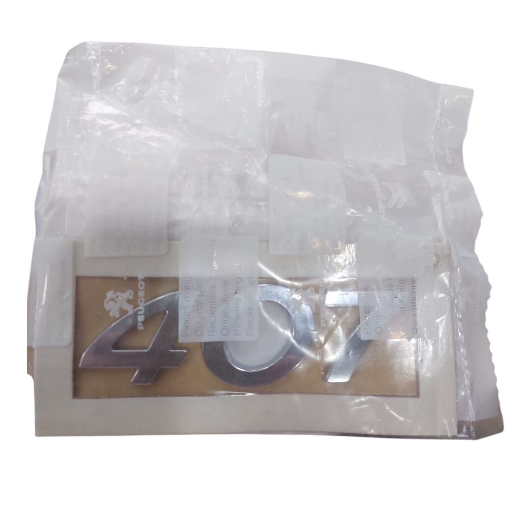 Peugeot 407 Arka (407) Yazısı (Orijinal)