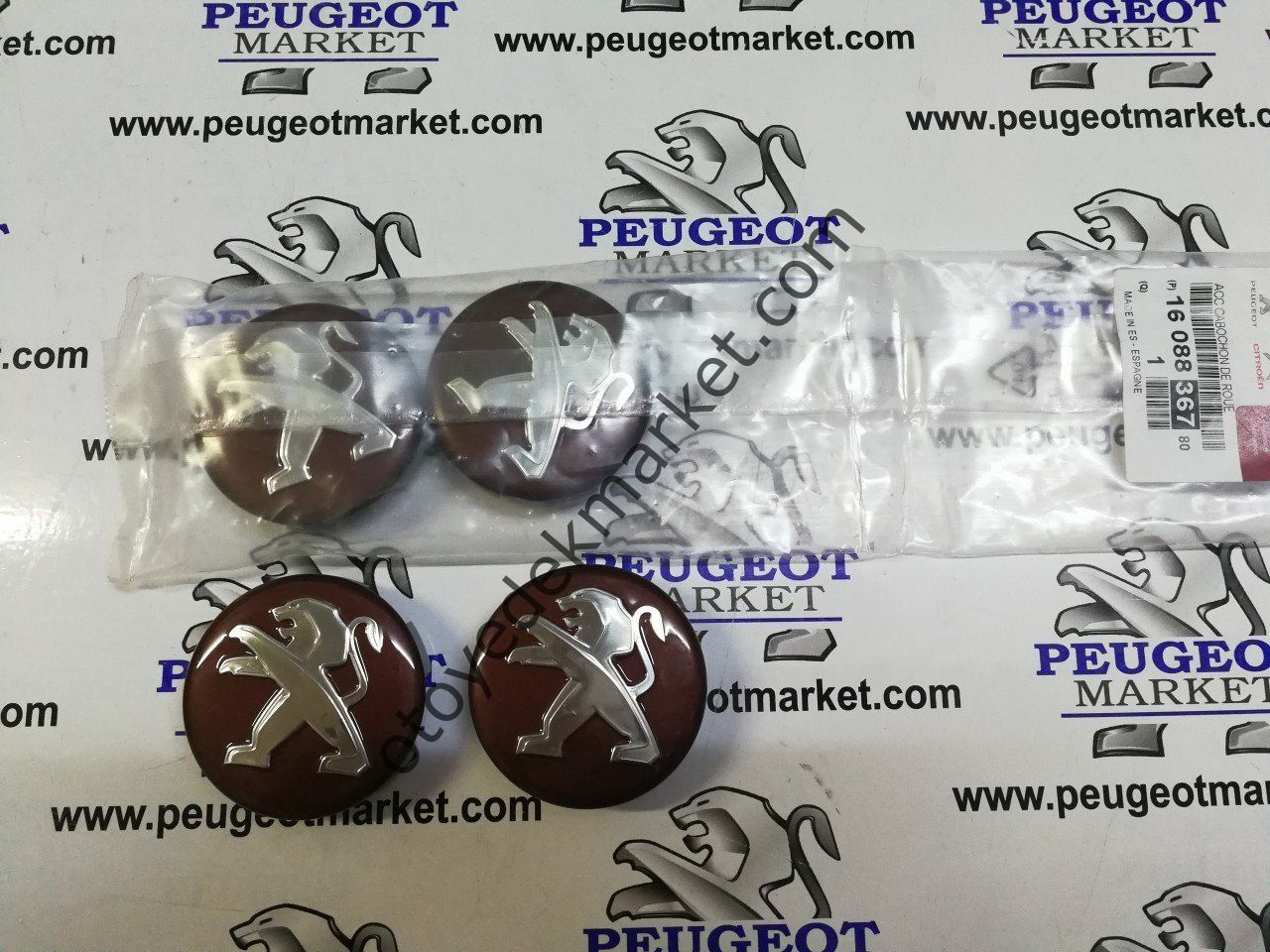 PEUGEOT 508 JANT GÖBEK ARMA TAKIMI KAHVE (ORİJİNAL)