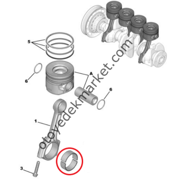 Peugeot 3008 (2018-2023) 1.5 BlueHdi Kol Yatak Takımı (Orijinal)