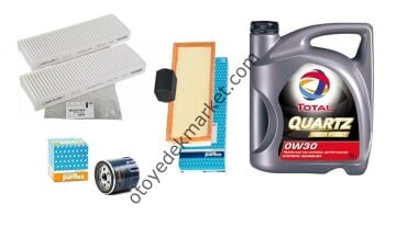 Citroen C5 Aircross (2019-2024) 1.2 Benzinli Filtre Bakım Seti  (Purflux)