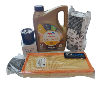 Peugeot 308 (2022-2025) 1.2 Benzinli Filtre Bakım Seti Ve 5w30 Motor Yağ (Orijinal)