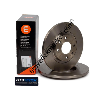 Peugeot 206+ (2009-2012) Ön Fren Disk Takımı (Orijinal Eurorepar)