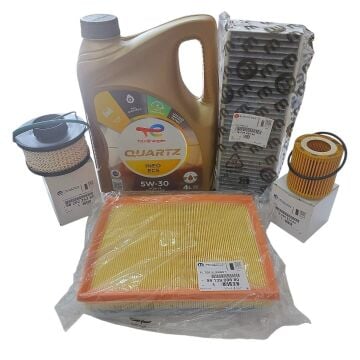 Peugeot Rifter (2019-2025) 1.5 BlueHdi Filtre Bakım Seti Ve 5w30 Motor Yağ (Orijinal)