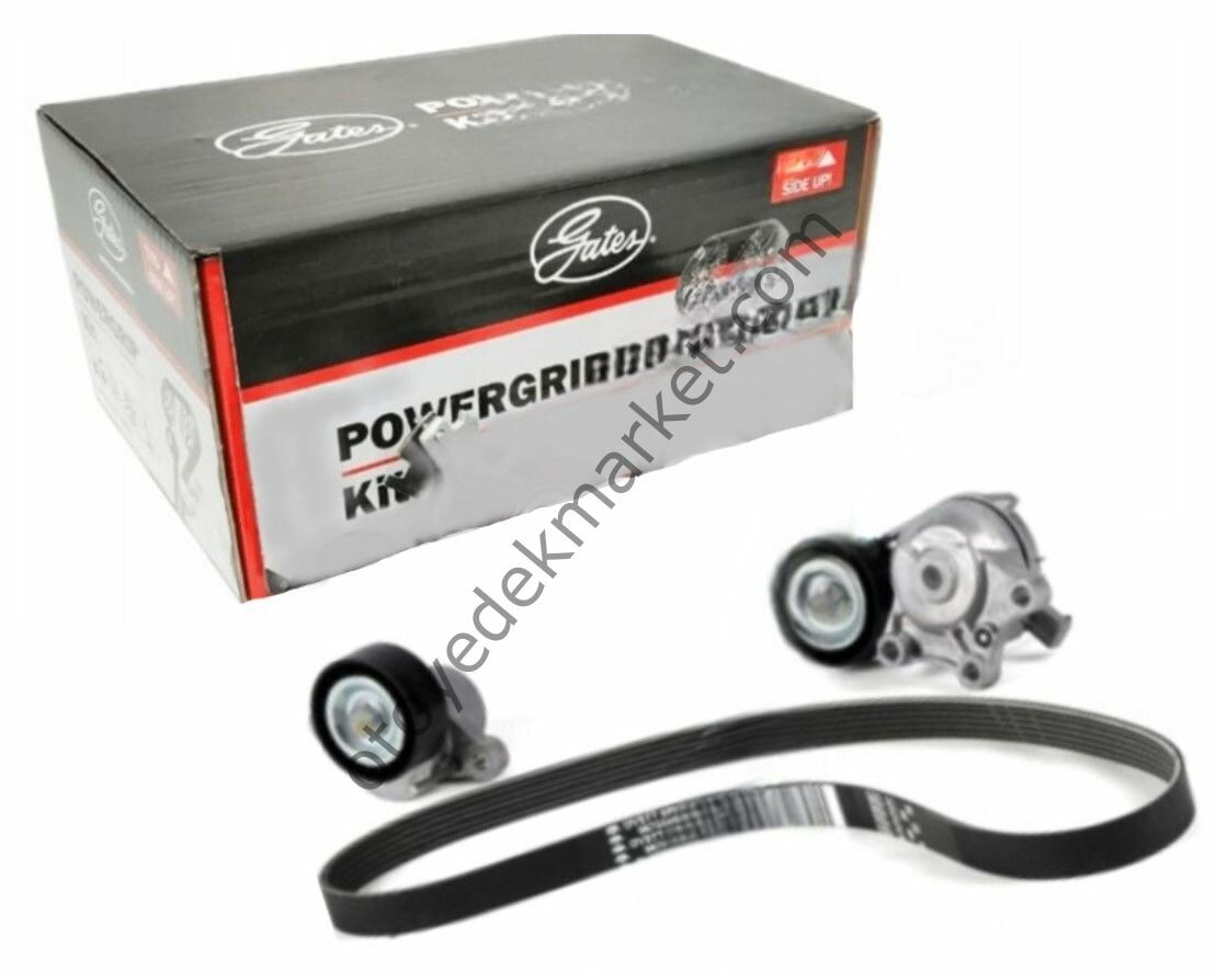 Peugeot Partner (2012-2016) 1.6 E-Hdi Stop&Start Alternatör Kayış Ve Rulman Seti (Gates)