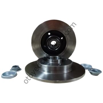 Citroen C4 (2004-2011) Rulmanlı Arka Fren Diski Takım (Snr)