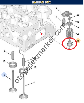 Peugeot 308 (2011-2014)  1,6 Hdi Subap Lastik Takımı (Orijinal)