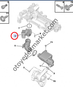 PEUGEOT 207 (2006-2012) 1,4 HDI GAZ KELEBEK KUTUSU