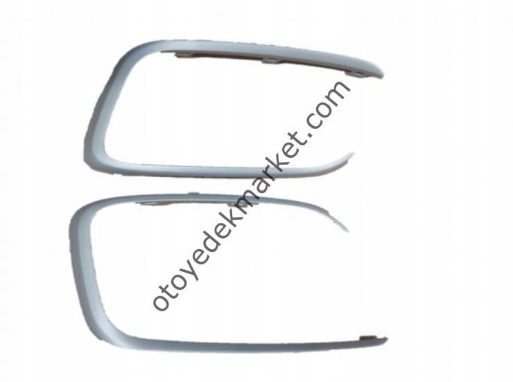 Citroen C-Elysee (2017-2024) Sis Far Çerçeve Takımı, Gri (İthal)