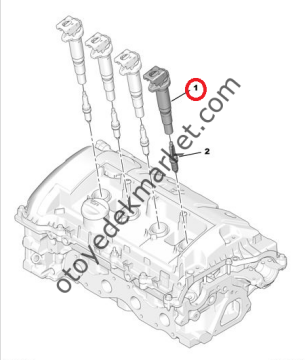 PEUGEOT 207 (2006-2012) 1,4 VTİ 90HP BENZİNLİ ATEŞLEME BOBİN (ORİJİNAL)