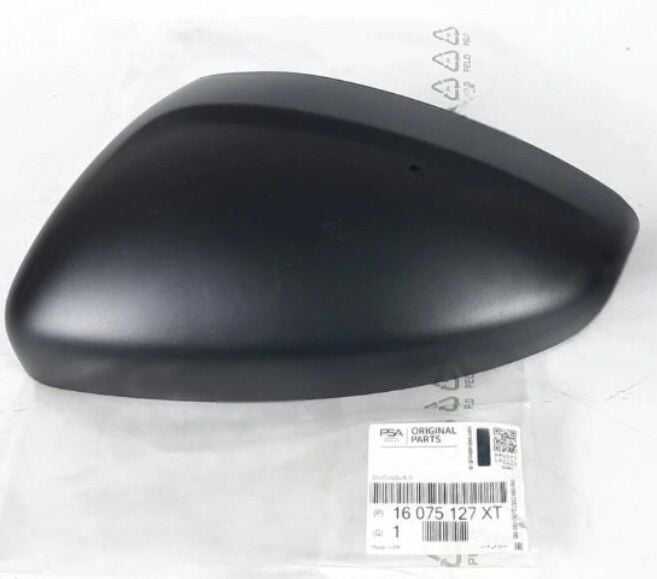 Citroen C3 (2017-2024) Sol Dikiz Aynası Kapağı, Siyah Boyalı (Orijinal)