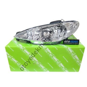 Peugeot 206 (2002-2009) Şeffaf Ön Far Sol (Valeo)