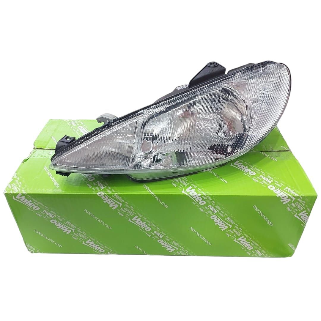 PEUGEOT 206 (1998-2003) ÇİZGİLİ ÖN FAR SOL MOTORLU TİP (VALEO)