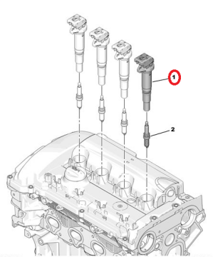 CITROEN C5 (2009-2012) ATEŞLEME BOBİNİ (DELPHI)
