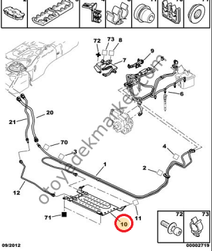 Citroen Berlingo 1.6 Hdi (2008-2019) Mazot Soğutma Radyatörü (Orijinal)