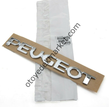 PEUGEOT 107 ARKA PEUGEOT YAZISI (ORİJİNAL)