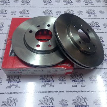 PEUGEOT 106 GTI ÖN FREN DİSK TK. (BREMBO) CİFT FİYATIDIR