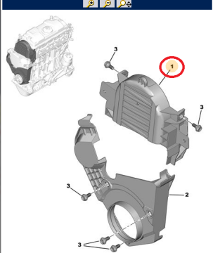 PEUGEOT 206 1,4 BENZİNLİ TRİGER ÜST KAPAĞI (ORİJİNAL)