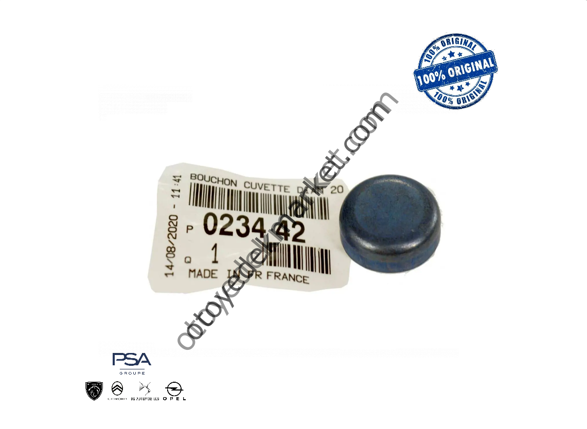 Peugeot 206 1,4 Hdi  Silindir Kapak Su Tapası (Orijinal)