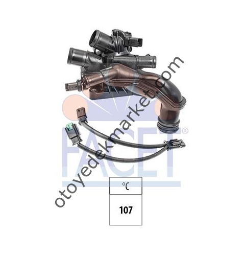 Citroen C4 (2012-2016) 1.6 Thp Benzinli Termostat, Kablolu (Facet)