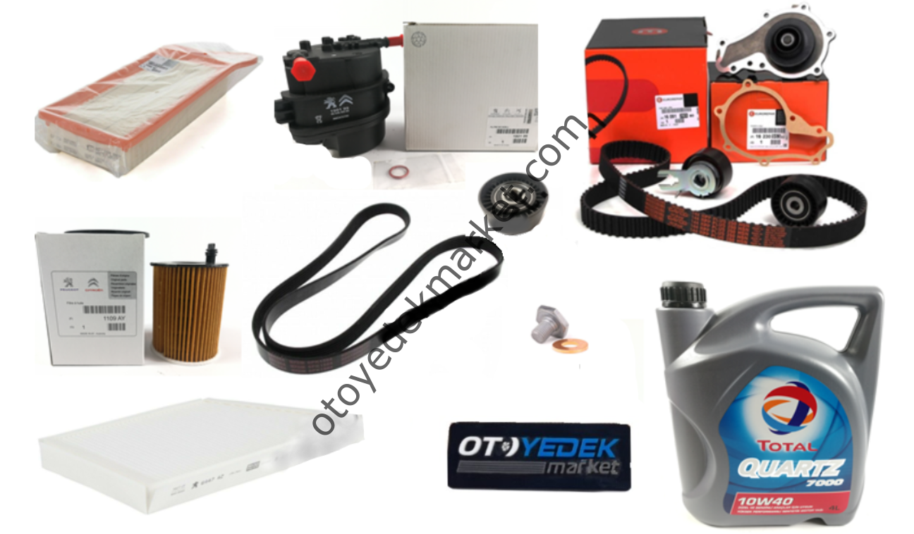 CİTROEN NEMO (2008-2016) 1.4 HDİ AĞIR BAKIM SETİ (ORİJİNAL)