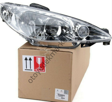 PEUGEOT 206 (2002-2009) ŞEFFAF ÖN FAR SAĞ (ORJİNAL)