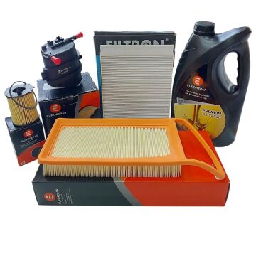 Citroen Xsara (2003-2005) 1.4 HDI  Filtre Bakım Seti Ve 5w30 Yağ (Orijinal Eurorepar)