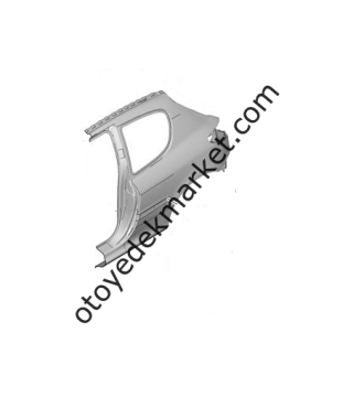Peugeot 206 GTİ 3 Kapı Sol Arka Çamurluk (Gordon)