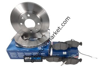 Peugeot 206 (2000-2004) 2.0 GTI Ön Fren Balata ve Disk Seti (BOSCH)