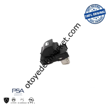 Citroen C3 (2017-2024) Sağ Ön Kapı Cam Açma Düğmesi (Orijinal)