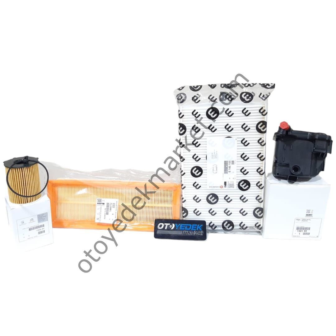 Citroen C3 (2004-2010) 1.6 Hdi Filtre Seti Yağsız (Orijinal)
