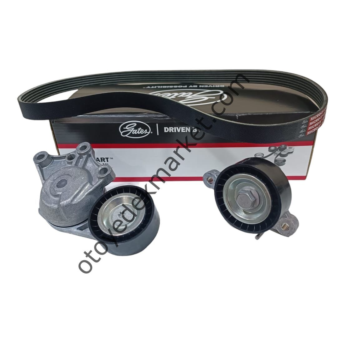 Citroen DS4 (2011-2015) Start & Stoplu Alternatör Gergileri ve Kayış Seti (Gates)