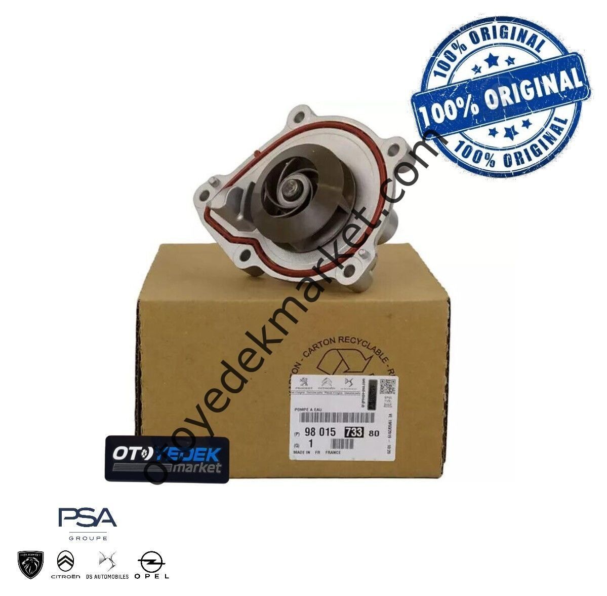 Peugeot 5008 (2017-2020) 1.6 PureTech Benzinli Su Pompası (Orijinal)