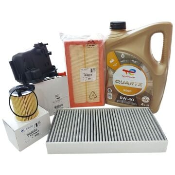 Citroen C5 (2003-2010) 1.6 Hdı Filtre Bakım Seti (Orijinal) Ve 5w40 Motor Yağ