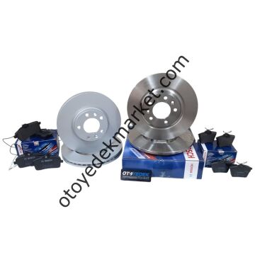 Peugeot 407 (2004-2011) Ön Arka Balata Ve Disk Takımı (Bosch)