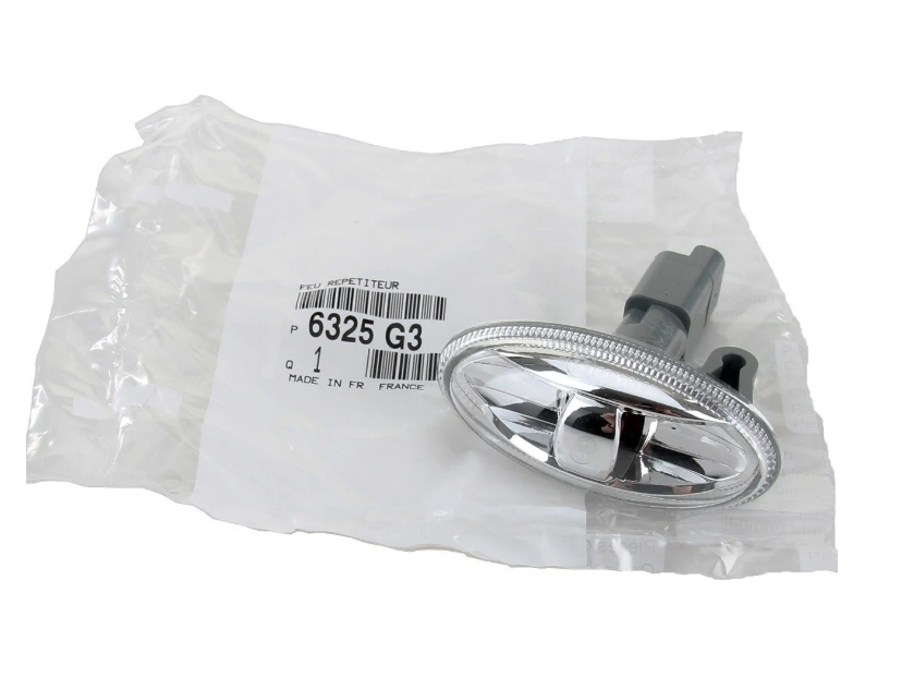 Peugeot 407 (2004-2011) Çamurluk Sinyali Şeffaf (Orijinal)