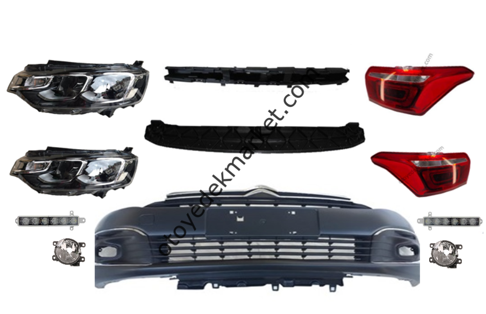 Citroen C-Elysee Eski modeli Yeni Modele (2017-2024) Dönüşüm Kiti