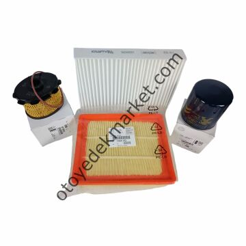 PEUGEOT PARTNER (2002-2008) 2.0 HDI FİLTRE BAKIM SETİ YAĞSIZ (ORJİNAL)