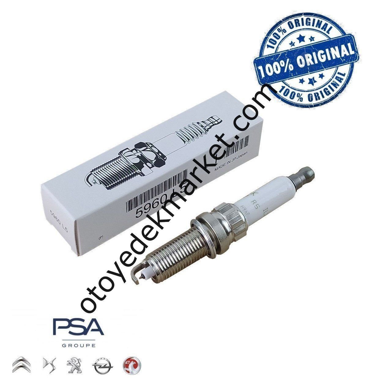 Citroen C4 (2011-2017) 1.6- 1.4-1.2  Turbo Benzinli İridium Ateşleme Bujisi (Orijinal)