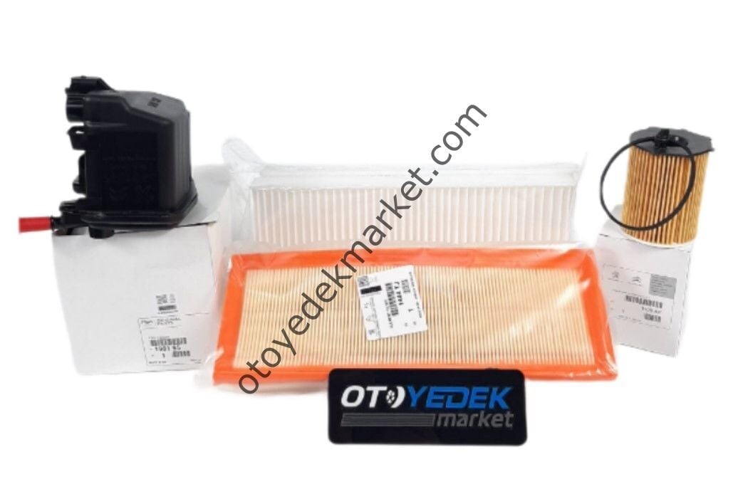 CİTROEN C4 PİCASSO 1,6 HDi (2006-2012) FİLTRE SETİ YAĞSIZ (ORİJİNAL)