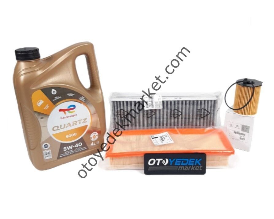 CİTROEN PİCASSO (2008-2012) FİLTRE SETİ MAZOTSUZ+ 5W40 YAĞ (ORİJİNAL)