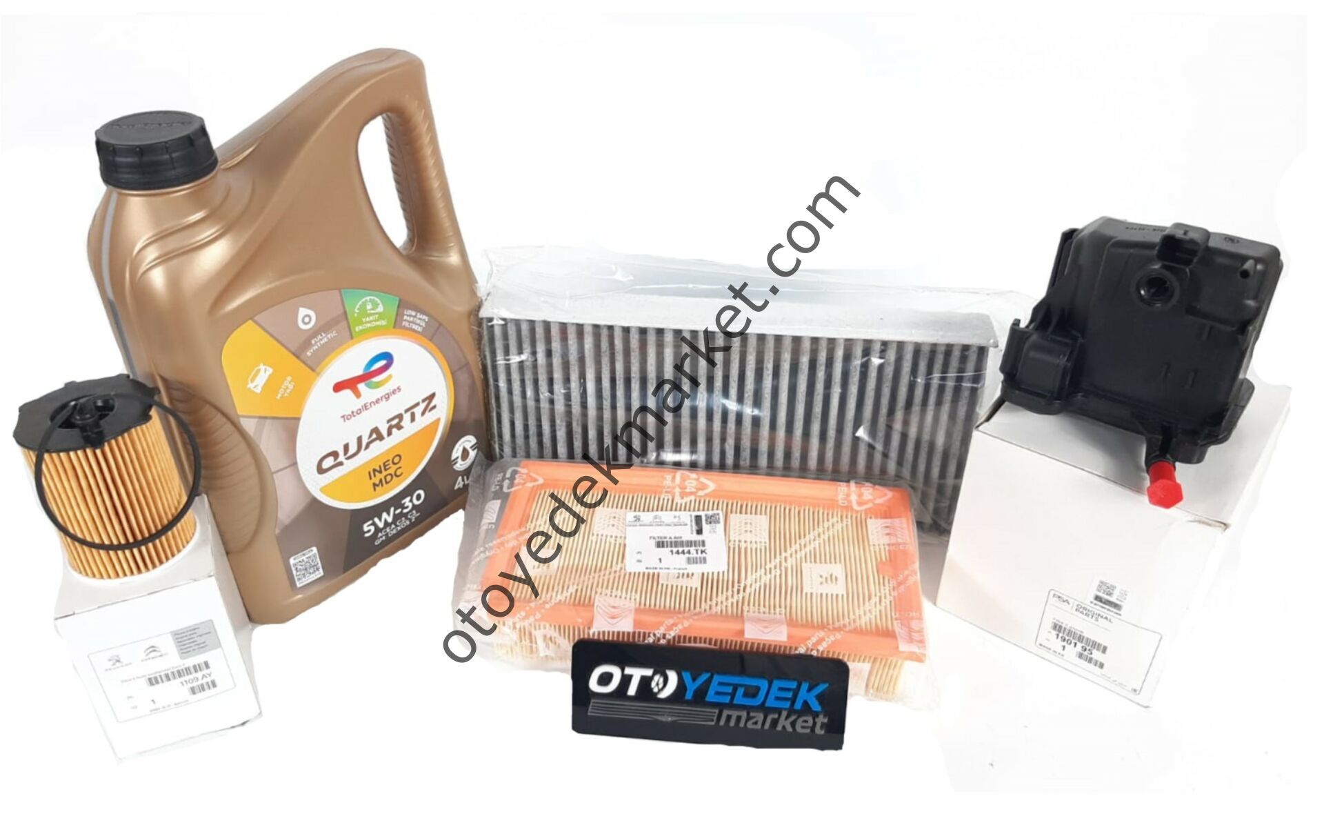 Peugeot 407 (2004-2011) 1.6 Hdi Filtre Seti + 5W30 Yağ (Orijinal)