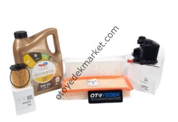 Citroen C4 Picasso (2006-2010) 1,6 Hdı Filtre Seti + 5w30 Motor Yağ (Orijinal)