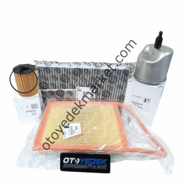 Peugeot 308 (2011-2014) 1.6 Dizel Karbon Polenli Filtre Bakım Seti Yağsız (Orijinal)