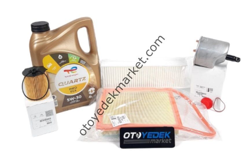 CİTROEN C4 PİCASSO (2011-2017) FİLTRE SETİ + 5W30 YAĞ (ORİJİNAL)