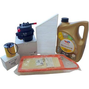 Peugeot 206 (2002-2012) 1.4 Hdi Filtre Seti Ve 5w30 Motor Yağ (Orijinal)